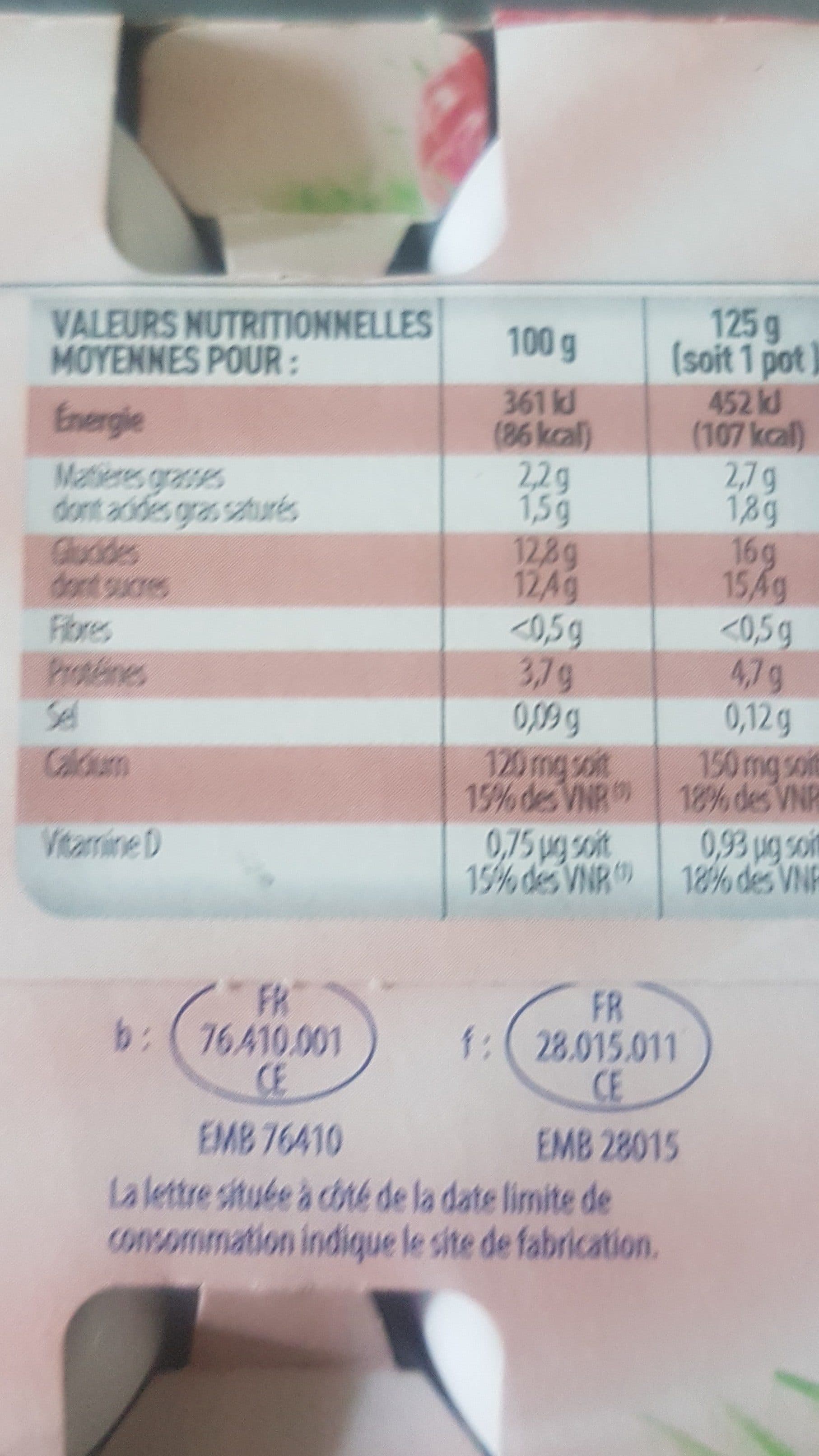 Paturages YAOURT AUX FRUITS MIXES - FRUITS ROUGES 8X125G - fraise, framboise, fruits rouges packshot