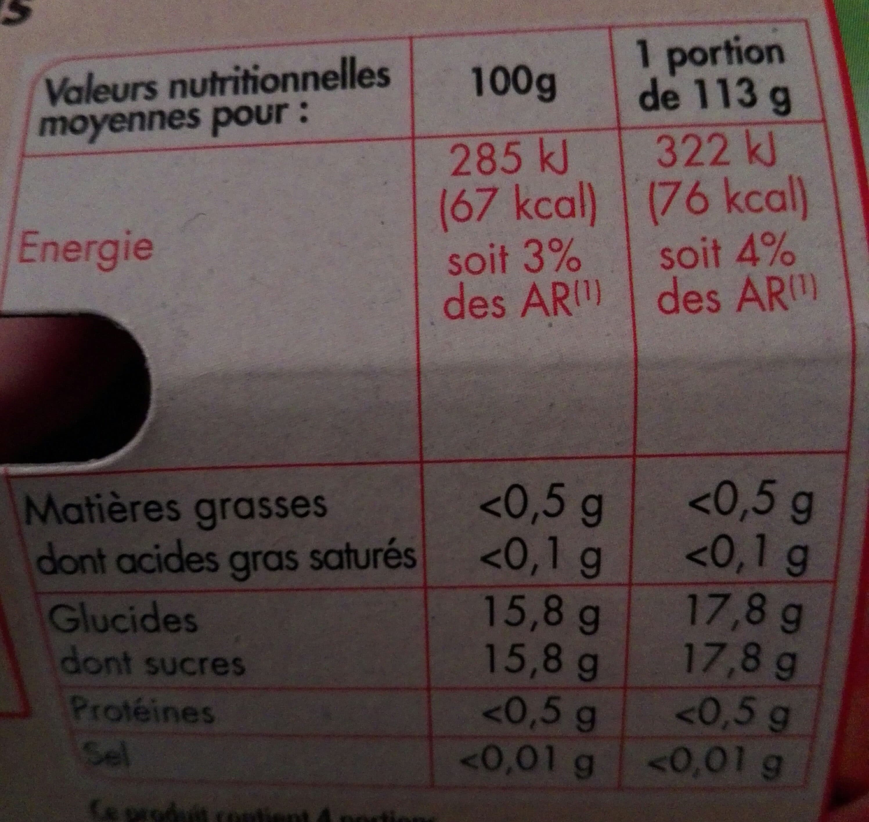 Netto COUPELLE -Méli mélo : Mélange de Pêches, ananas et poires SSA 4 x 65g packshot