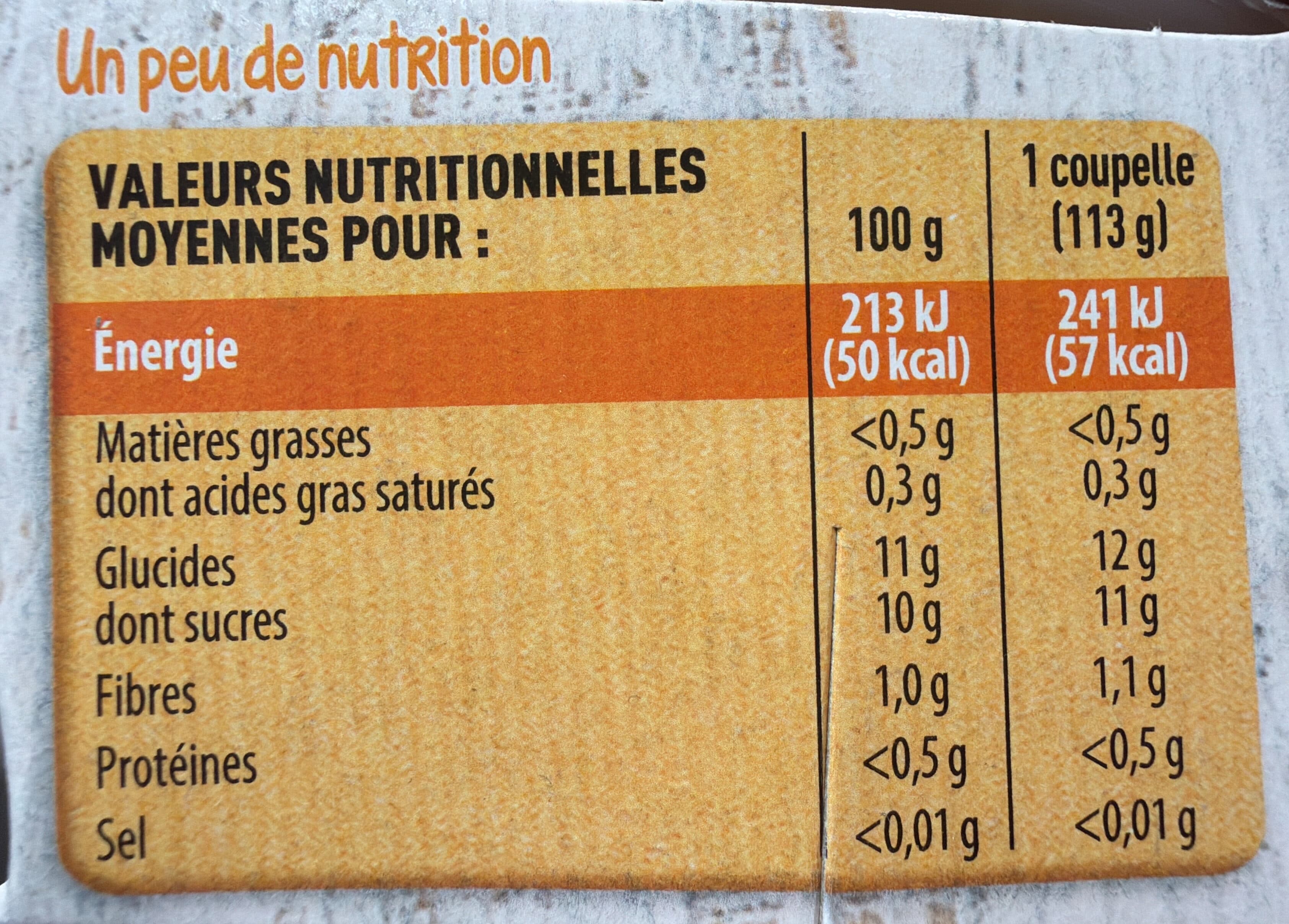 Paquito CUP Fruits du verger SSA (pêche, poire, pomme) - 4 x 65 g packshot