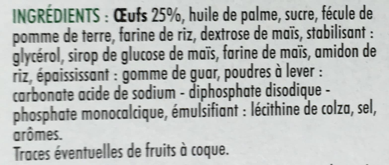 Regain (Madeleine) Coquilles aux oeufs - SANS GLUTEN - 180g packshot