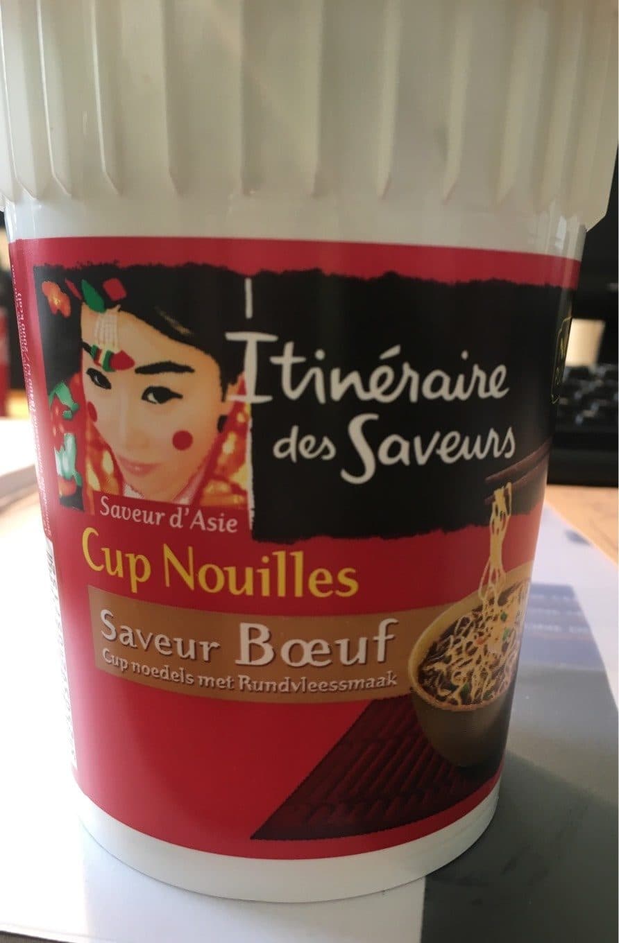 Itinéraire des Saveurs Cup Nouilles saveur boeuf - 65g - Itinéraire Des Saveurs packshot