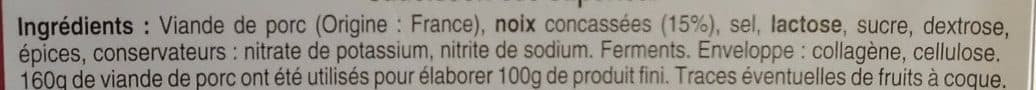 Intermarché Mini saucissons secs aux noix packshot