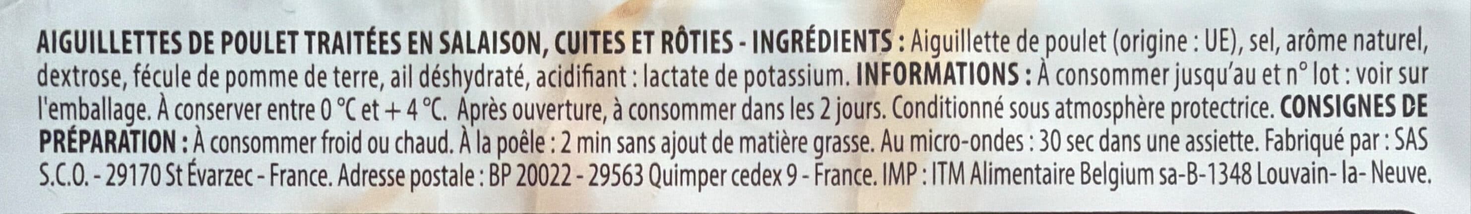 Monique Ranou Aiguillettes de poulet Rôties packshot