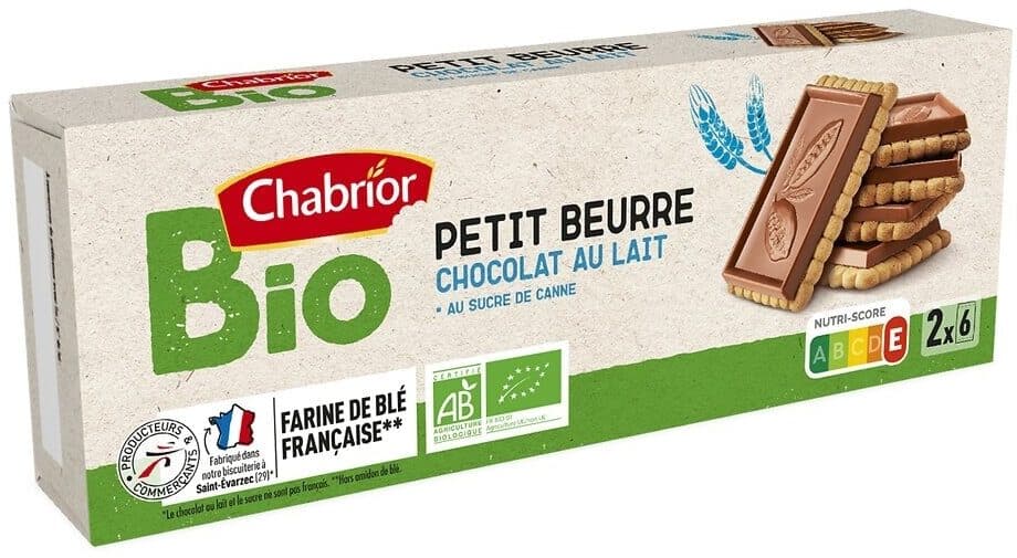 Chabrior Petit beurre Tablette chocolat lait packshot