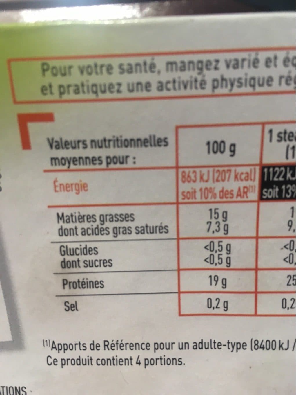 Netto Steak haché facon bouchere 15% 520g packshot