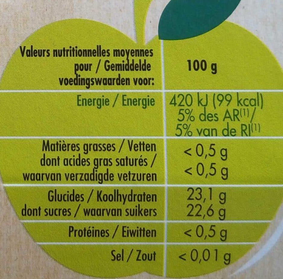 Delvert COUPELLES Spécialité de fruits Pommes châtaignes - 4 x 100 g packshot