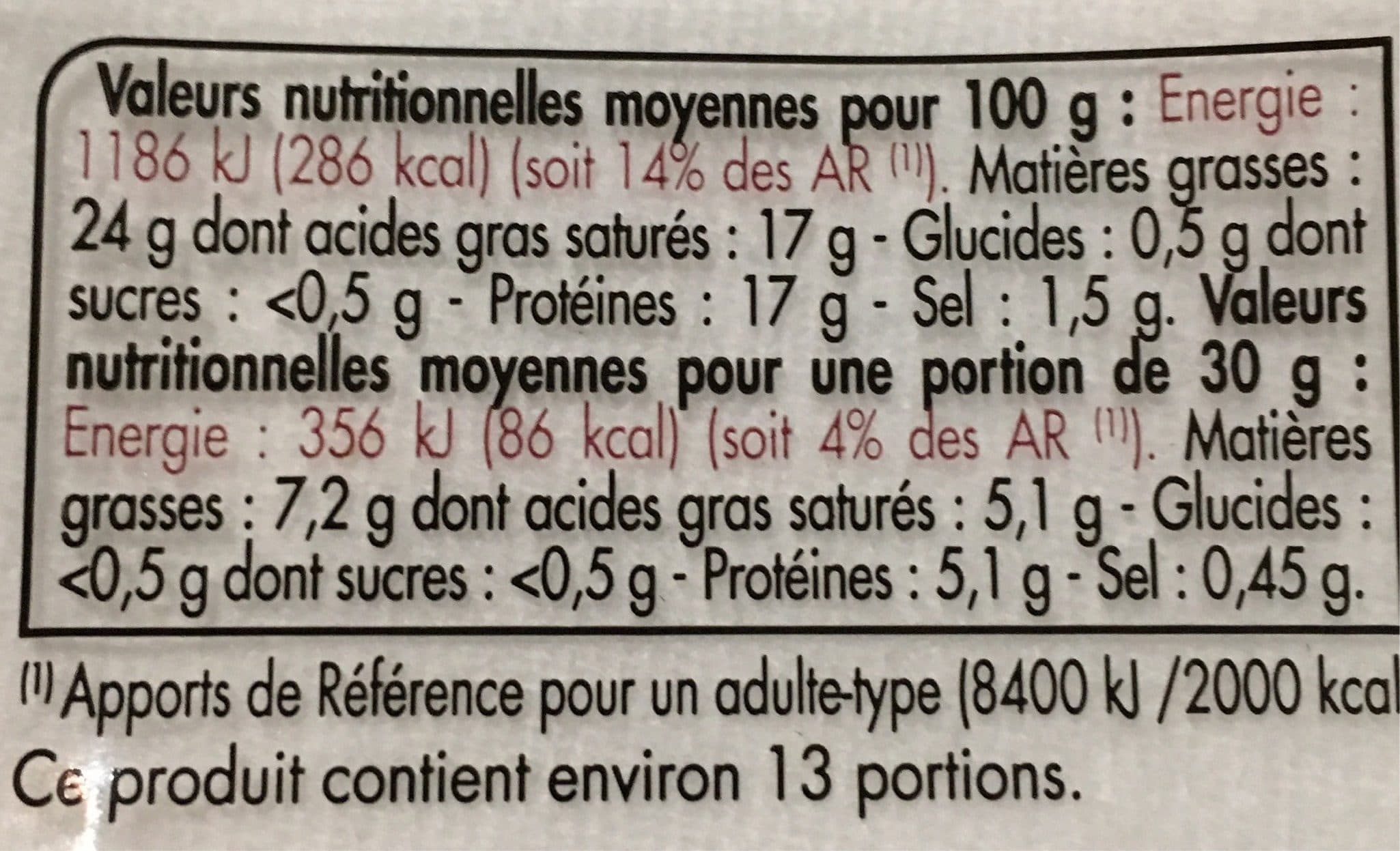 Intermarché Mont d'Or Aop packshot