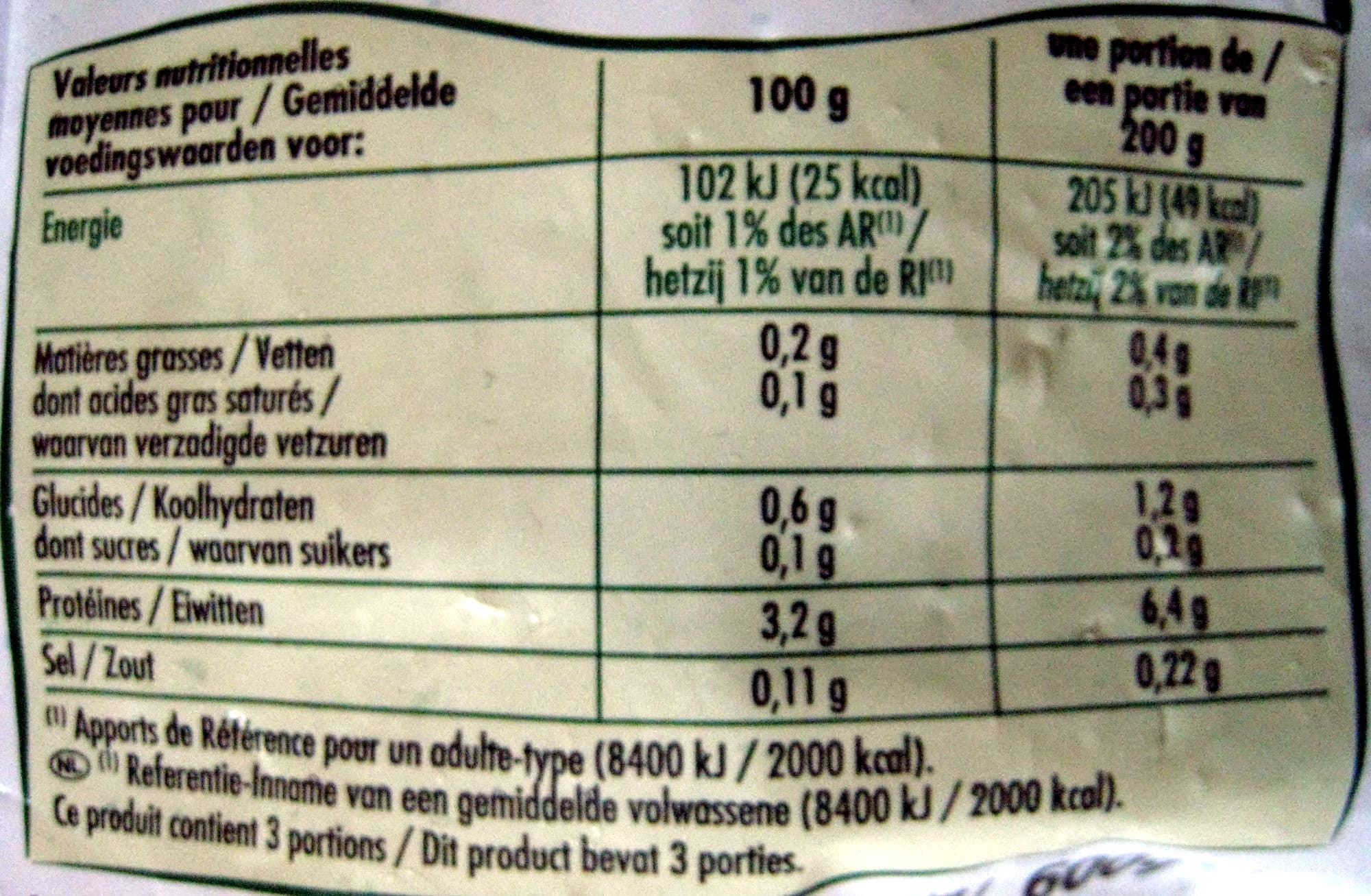 Intermarché Epinards en branches bio 600g packshot