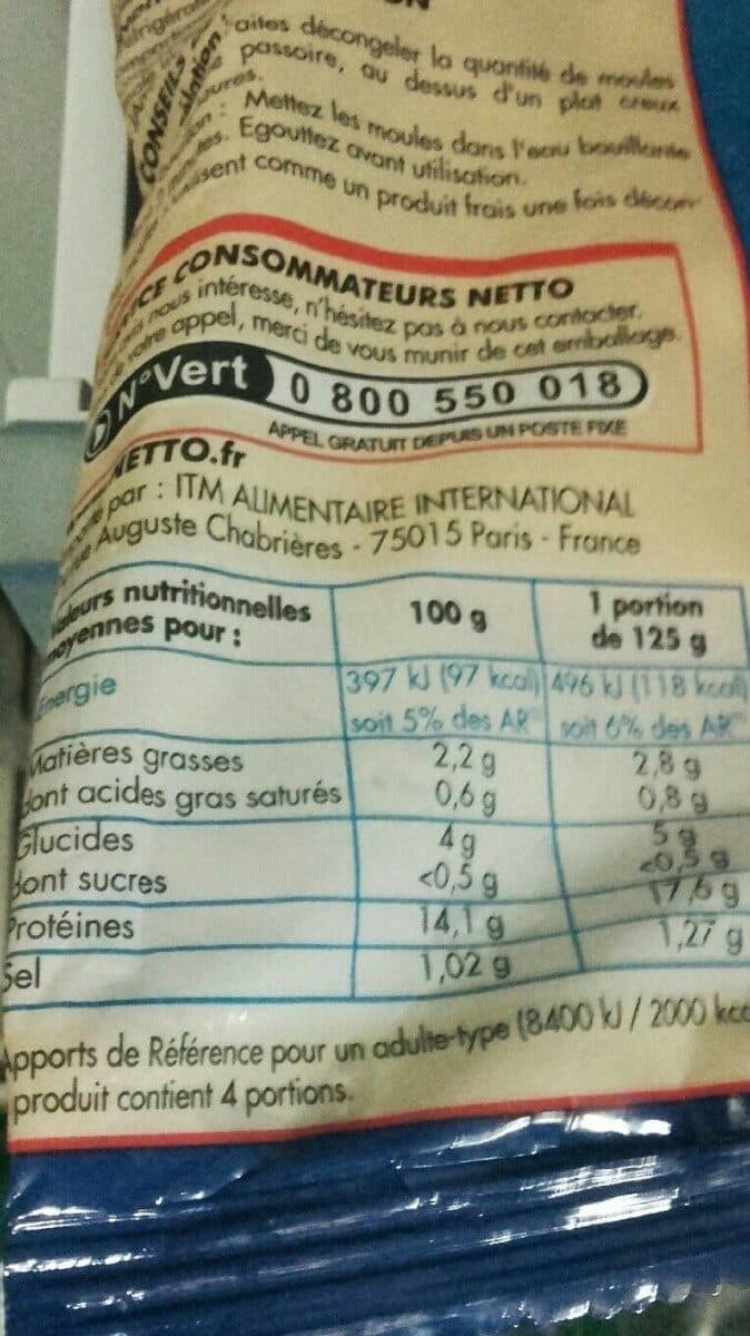 Netto Moules du pacifique decoquillees cuites asc 500g packshot