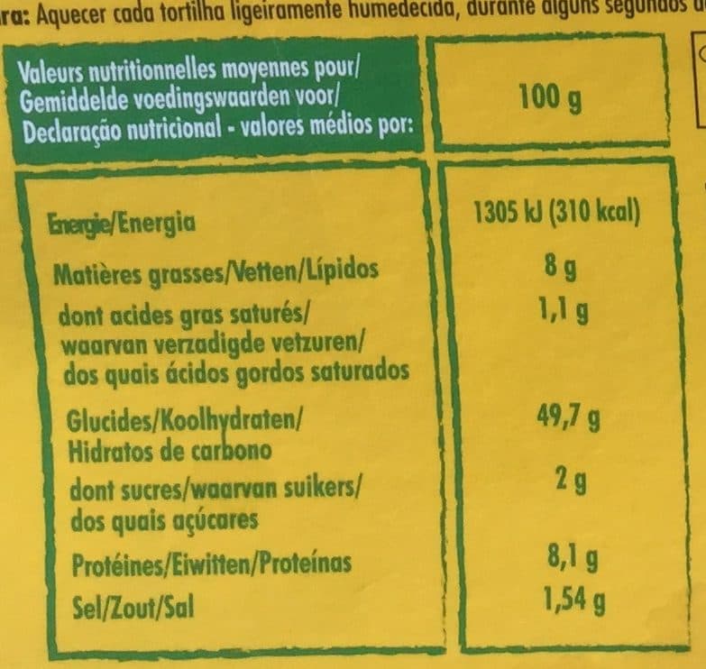 Itinéraire des Saveurs Tortillas de blé et maïs packshot