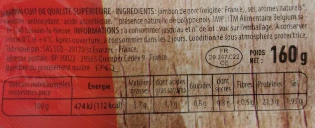 Monique Ranou Jambon blanc packshot