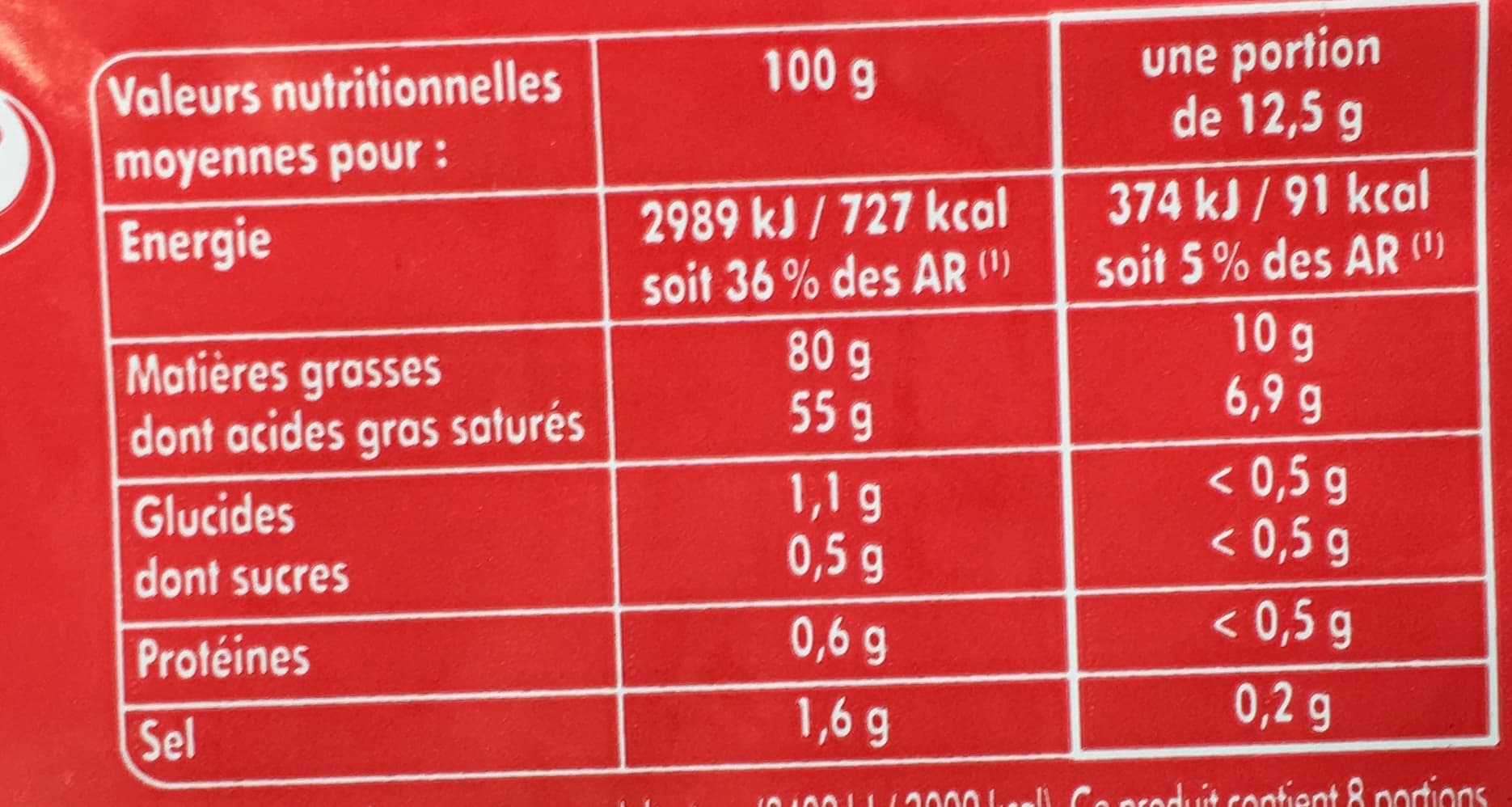 Pâturages Beurre au Piment d'Espelette Demi-Sel packshot