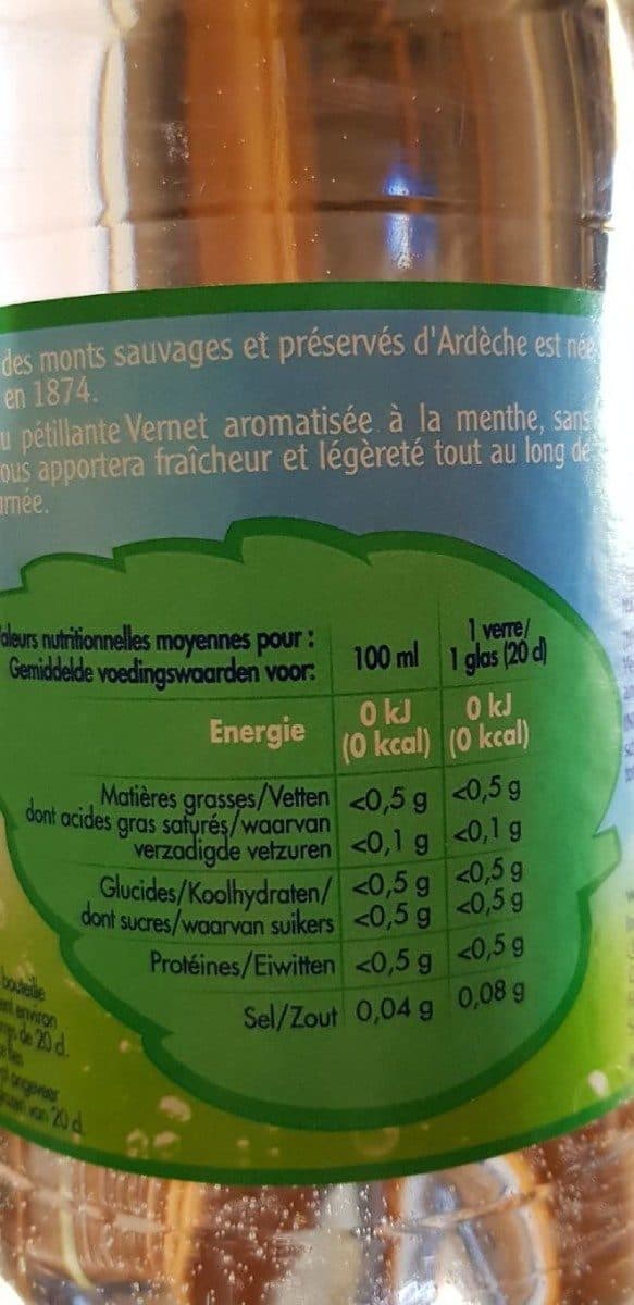 Open Food Facts Eau finement pétillante à l arôme naturel de menthe packshot
