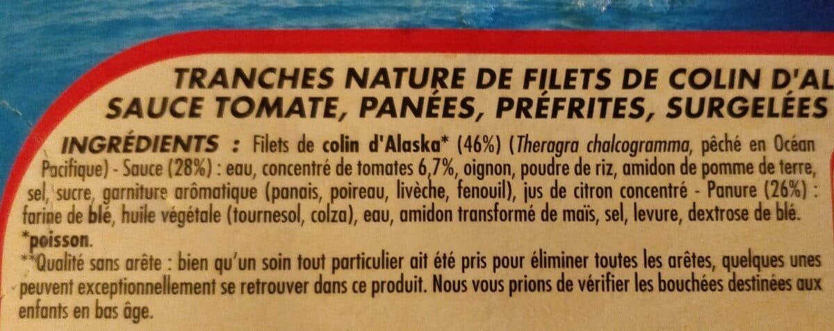 Open Food Facts Panés à la Tomate packshot
