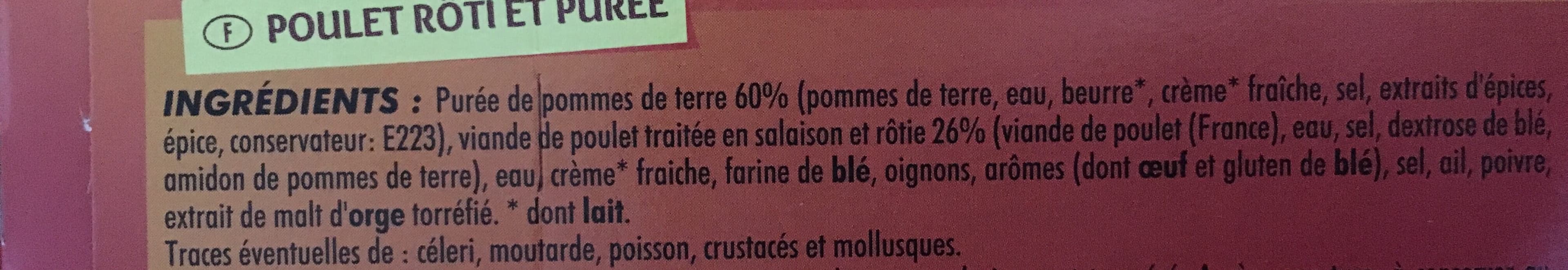 Claude Leger Poulet rôti et purée de pommes de terre packshot