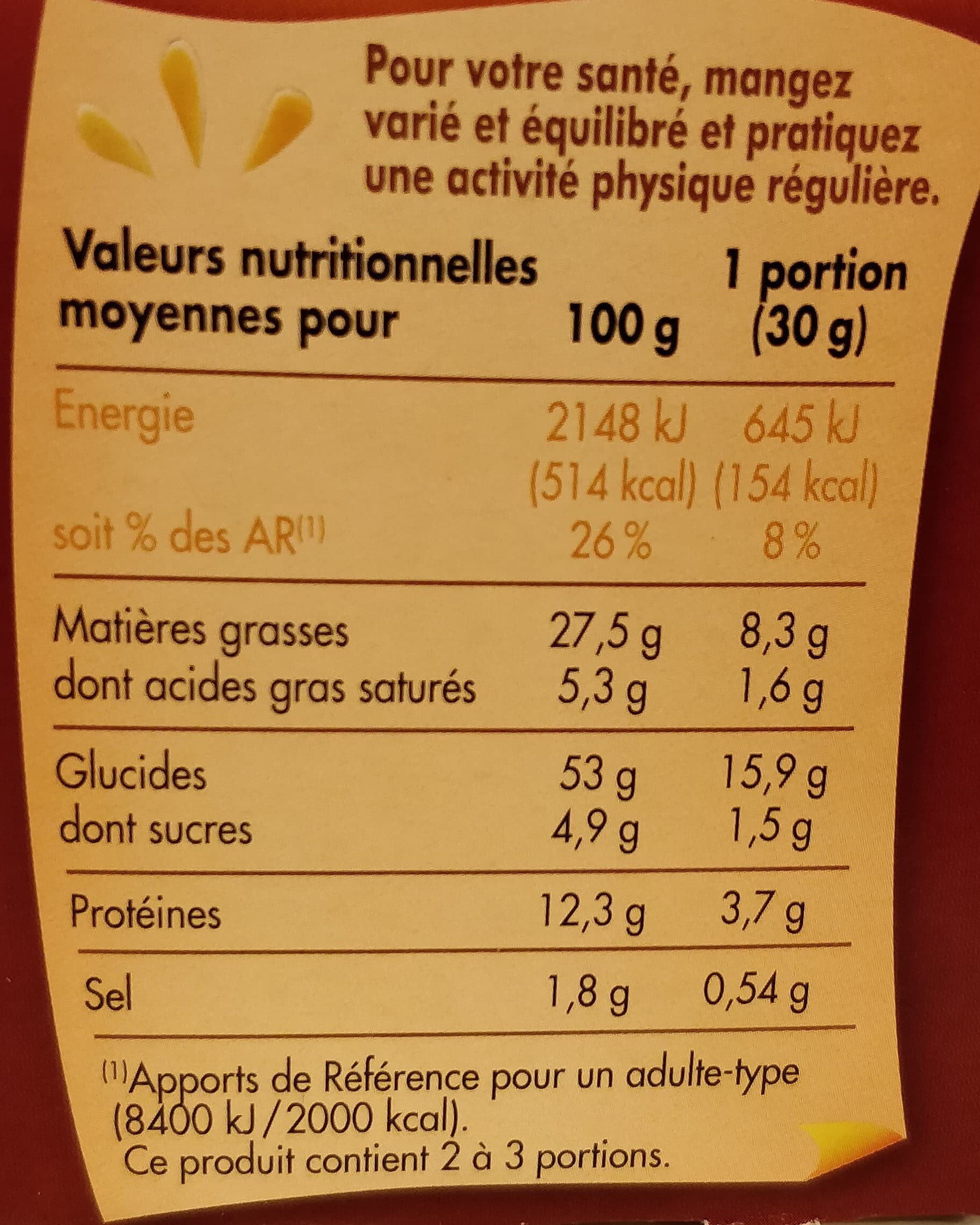 Bouton d'or Feuilleté emmental 85g packshot
