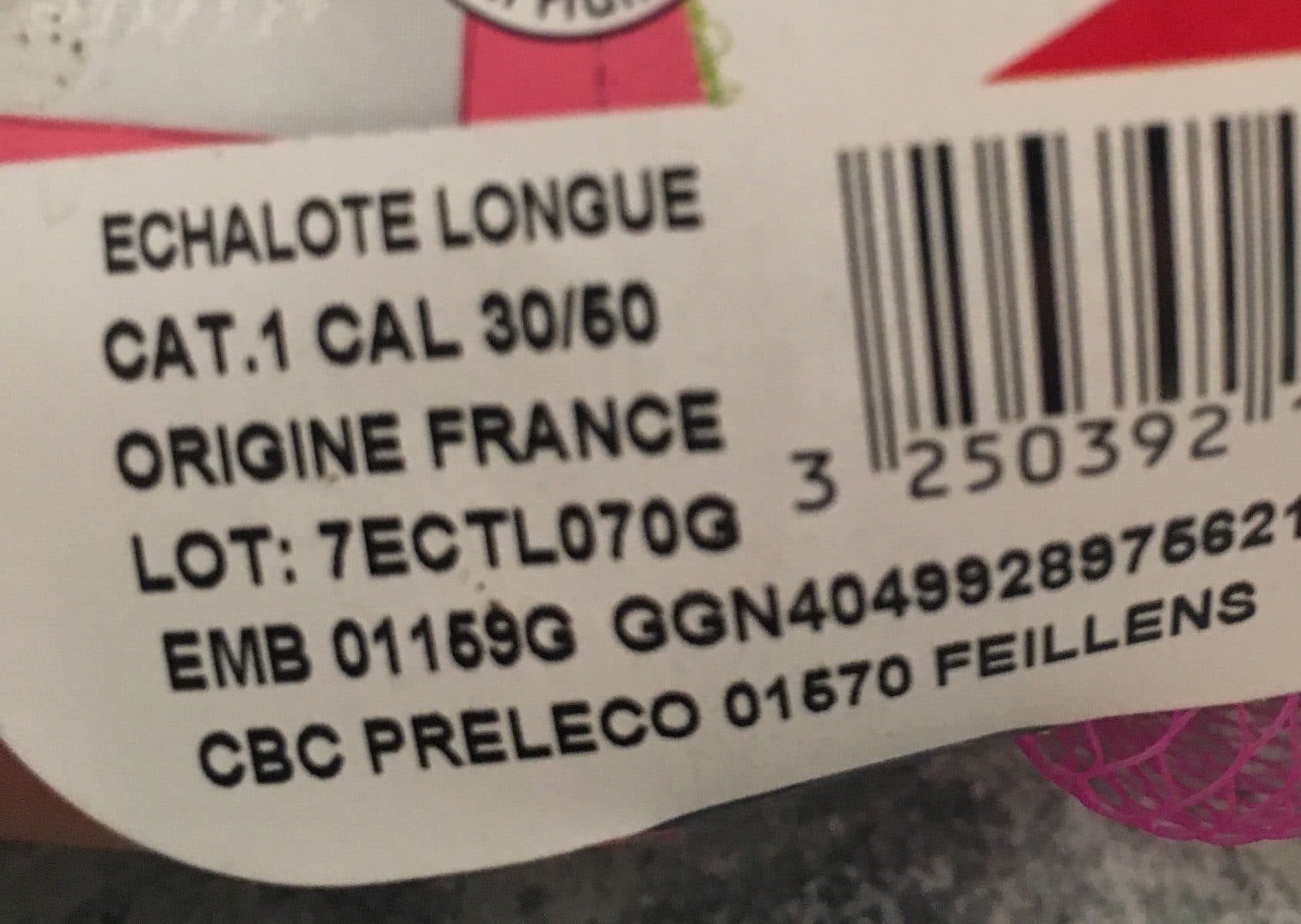 Mon Marché Plaisir Echalotte longue packshot