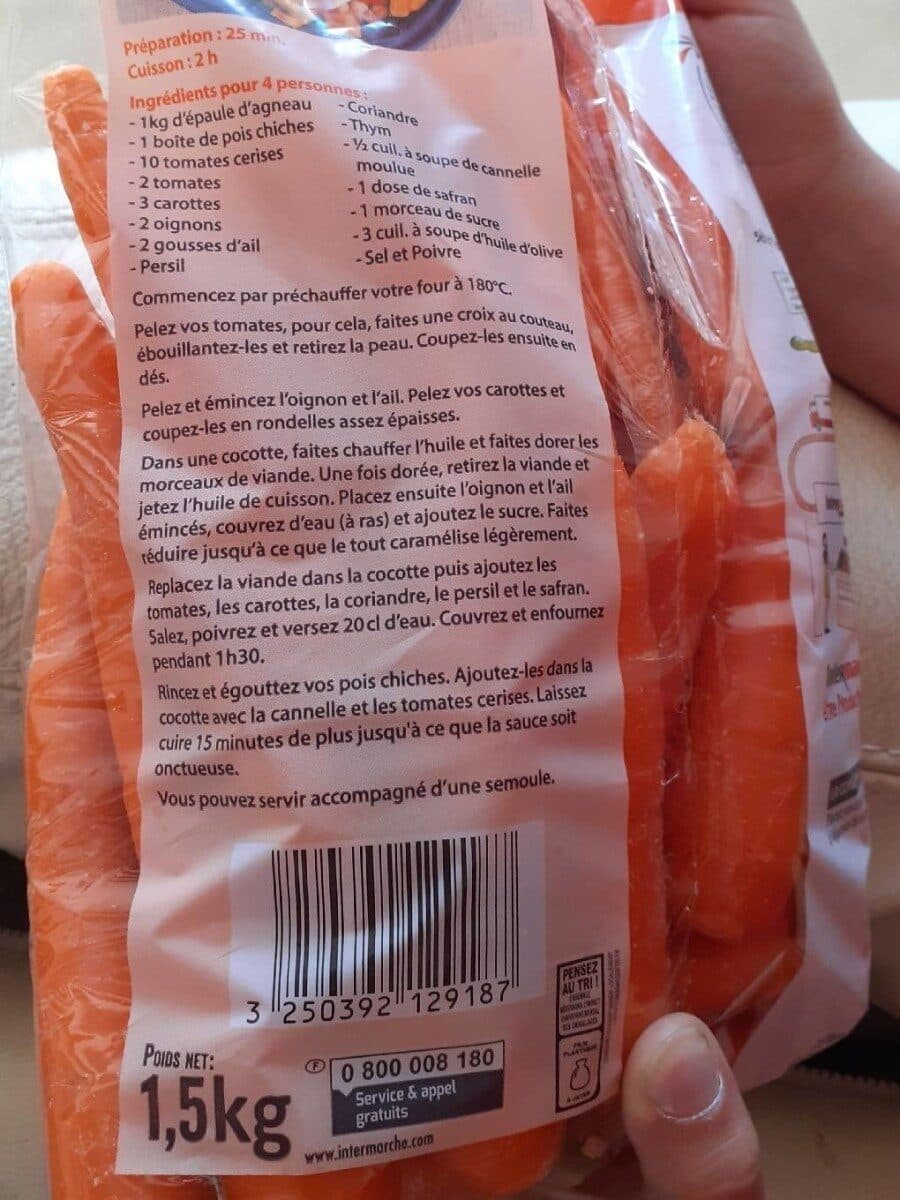 Mon Marché Plaisir Mon Marché Plaisir Carottes le filet de 1,5 packshot