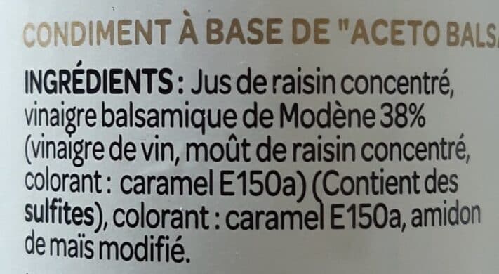 Les Créations balsamico crema packshot