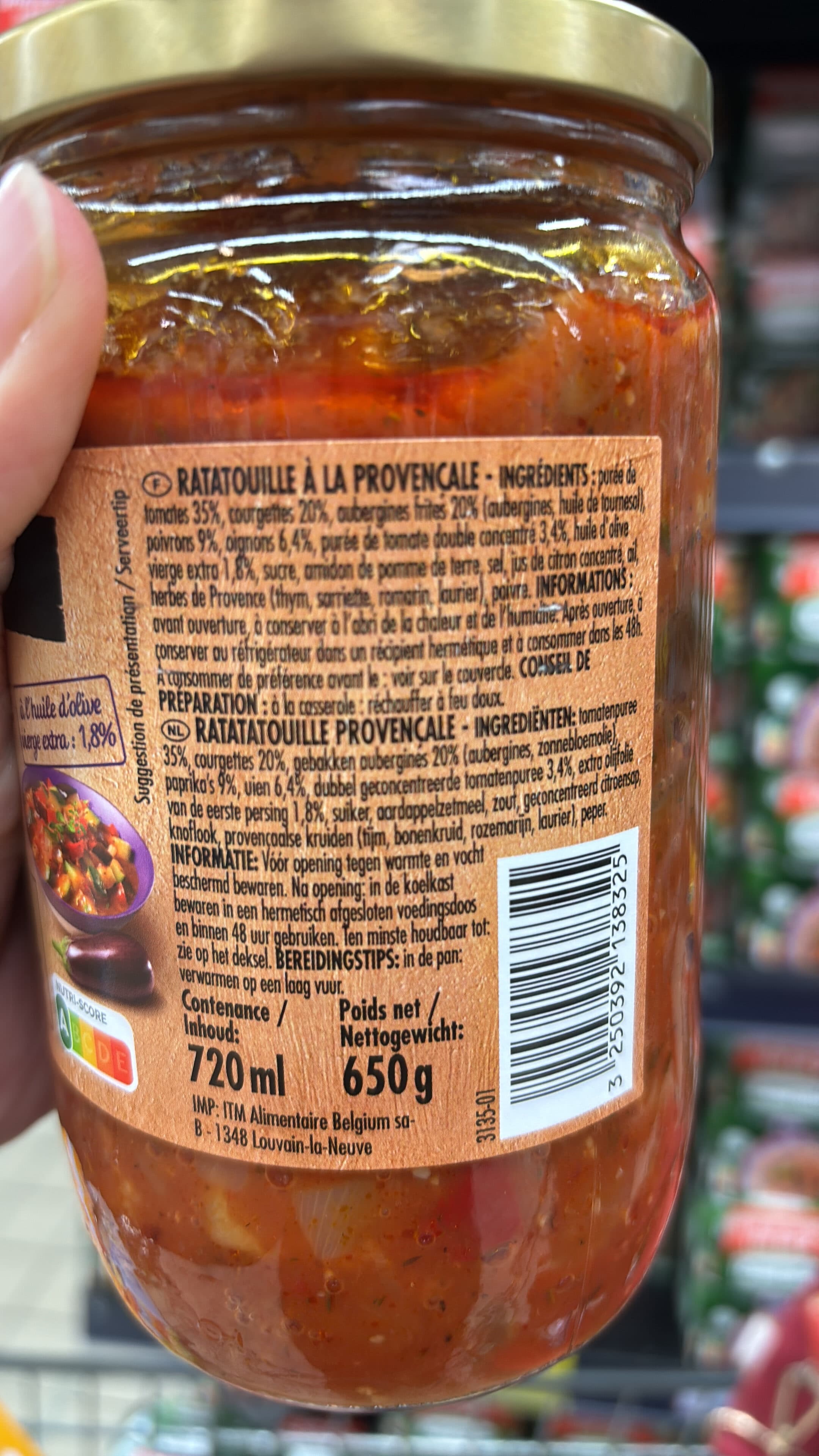 Itineraire Des Saveurs Ratatouille à la provençale packshot