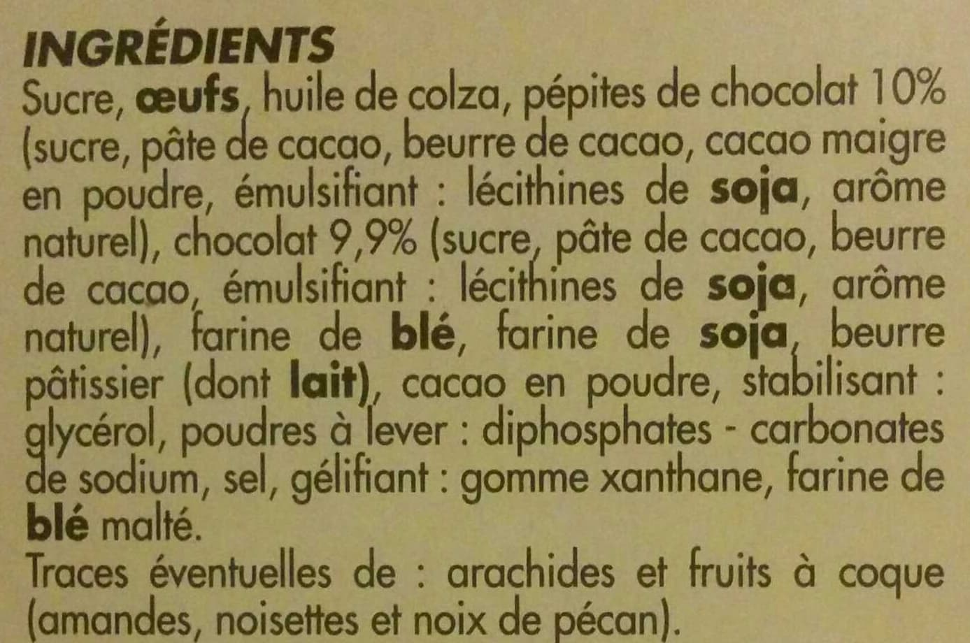 Netto Brownie au chocolat et aux pépites de chocolat packshot