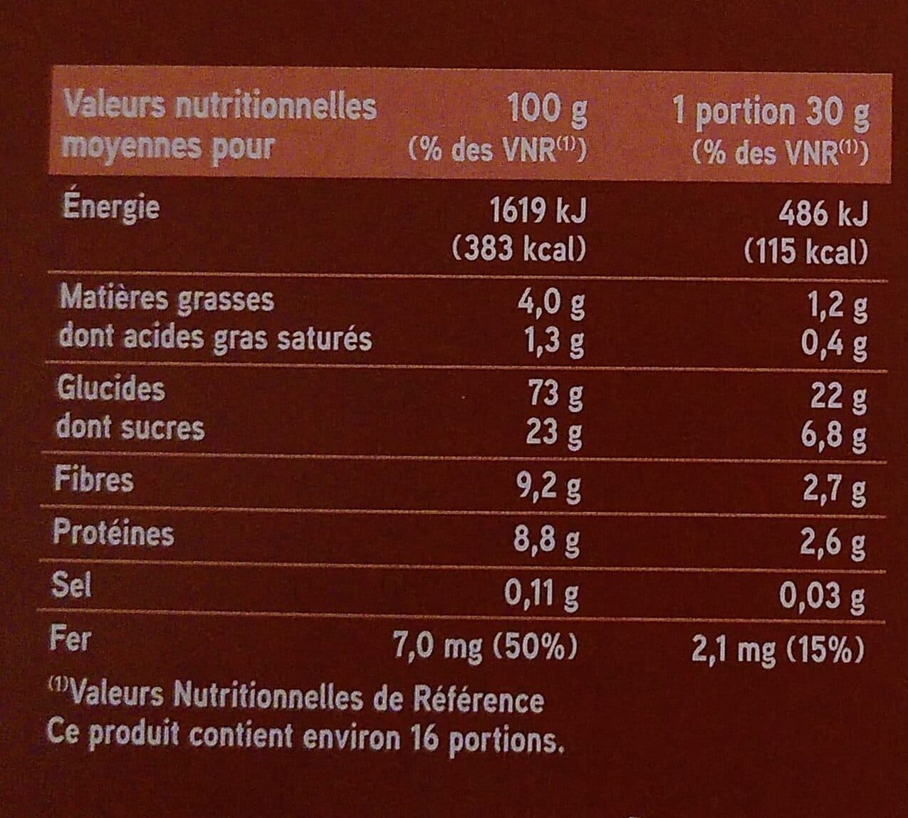 Netto Pétales chocolat 500g packshot