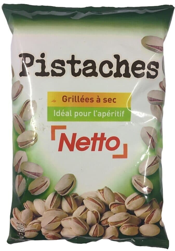 Netto Pistaches grillées à sec packshot