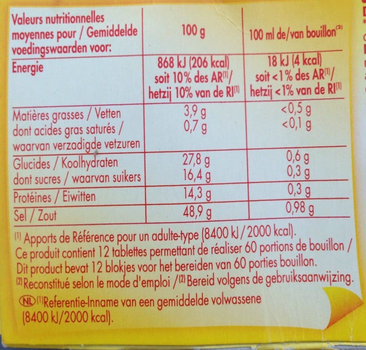 Bouton d'or Bouillon de volaille degraisse 120 g packshot