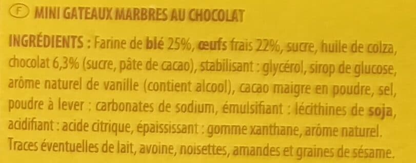 Chabrior Mini marbrés chocolat packshot