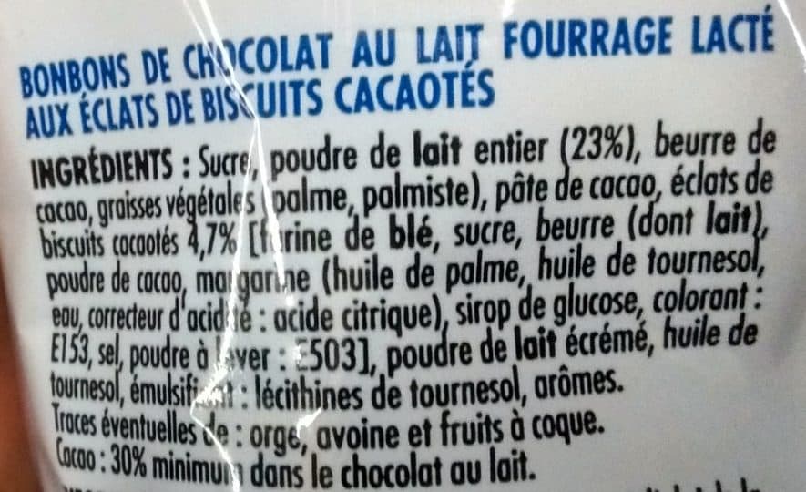 Ivoria Sachet petits oeufs fun fourrage lait et biscuits cacaotés, Creamy Choc - 200g packshot