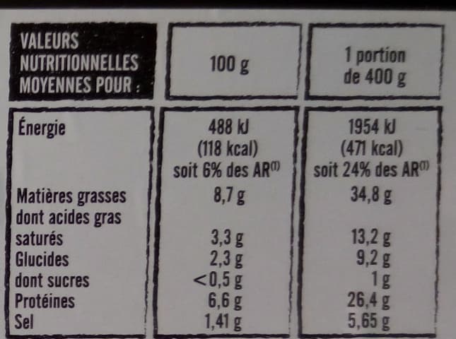 Itinéraire des Saveurs CHOUCROUTE GARNIE 400g (réf saisonnière octobre à mars) packshot