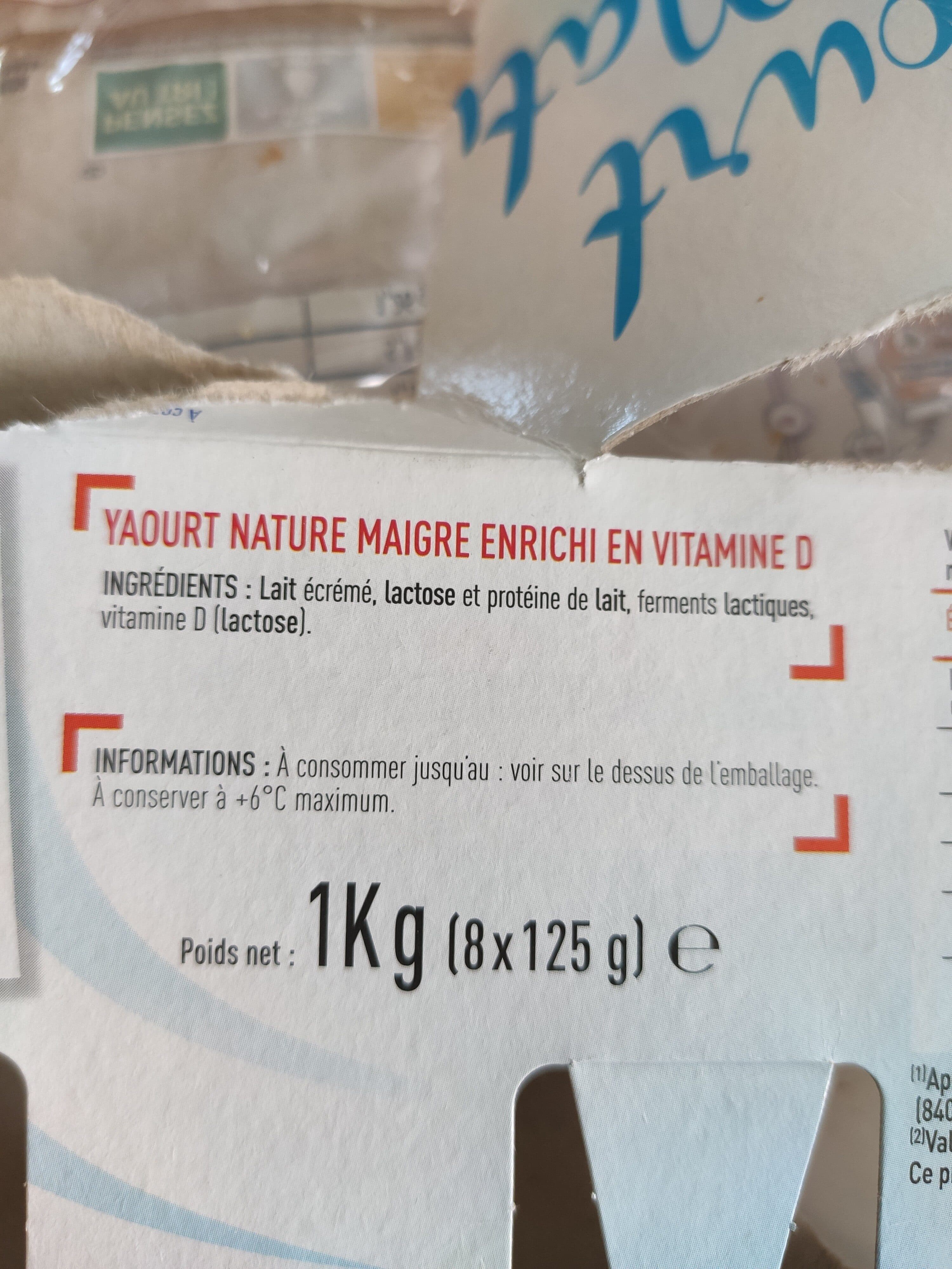 Netto Yaourt nature 0% 8x125g packshot
