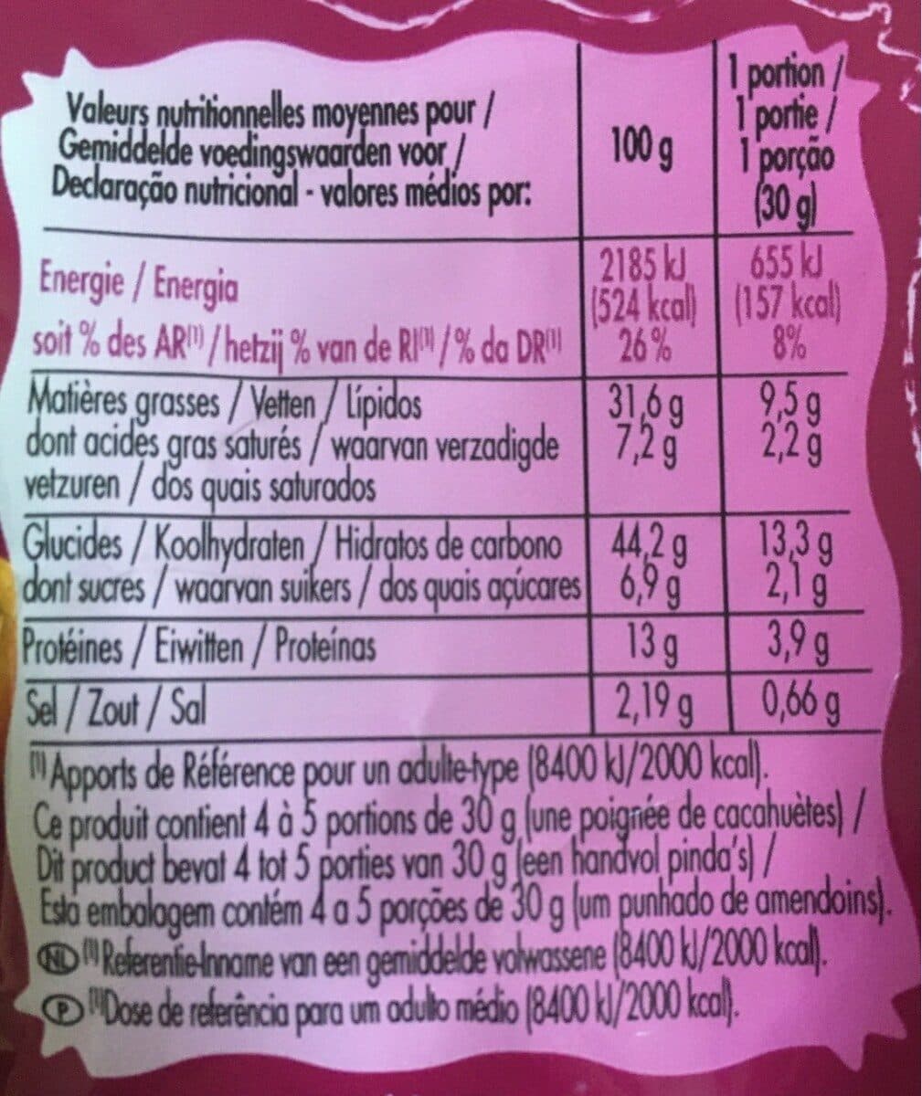Bouton d'or Cacahuètes enrobées goût bacon - Crusty Nuts - 125 g packshot