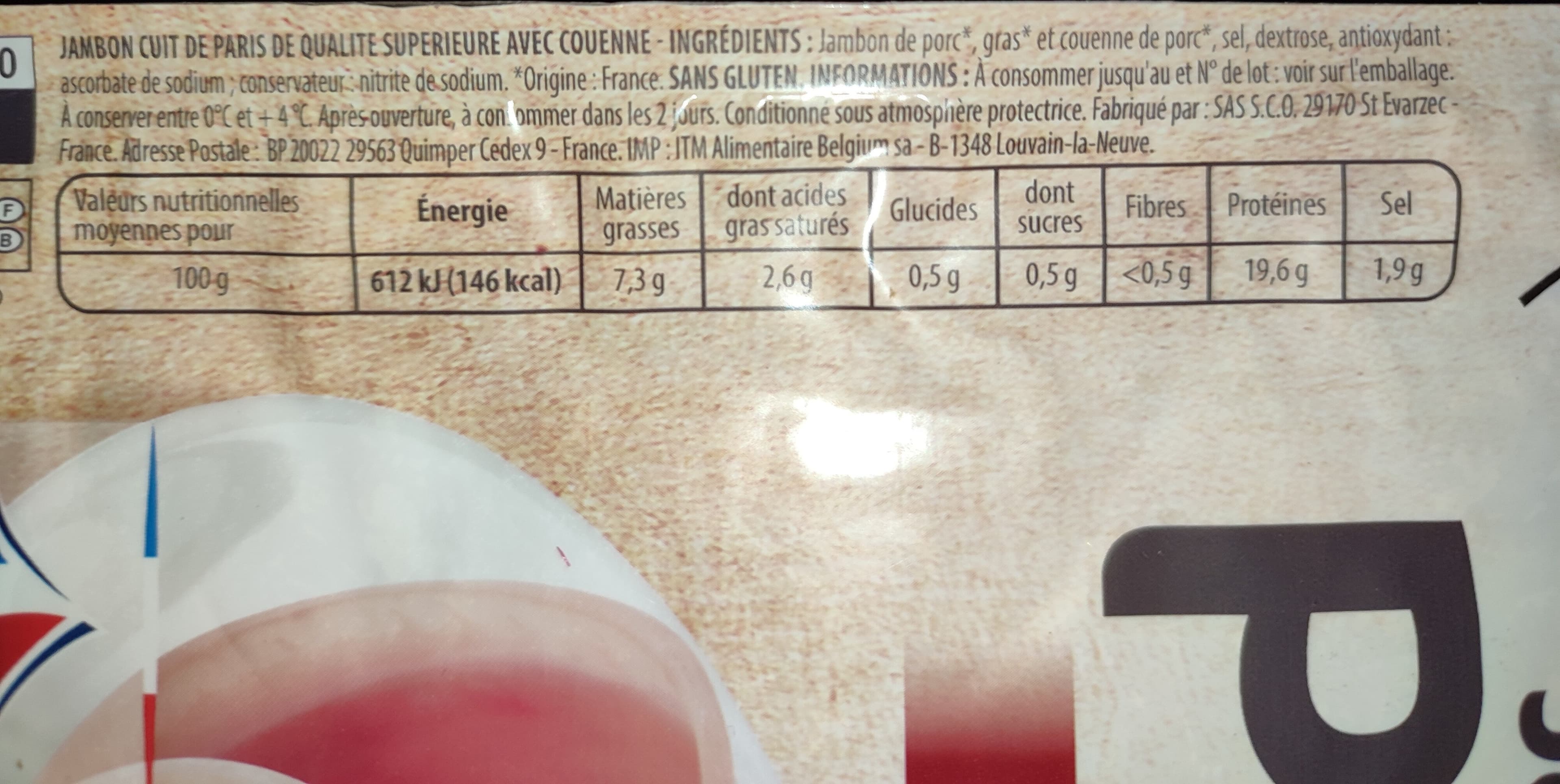 Monique ranou Jambon paris ac 10t 450g packshot