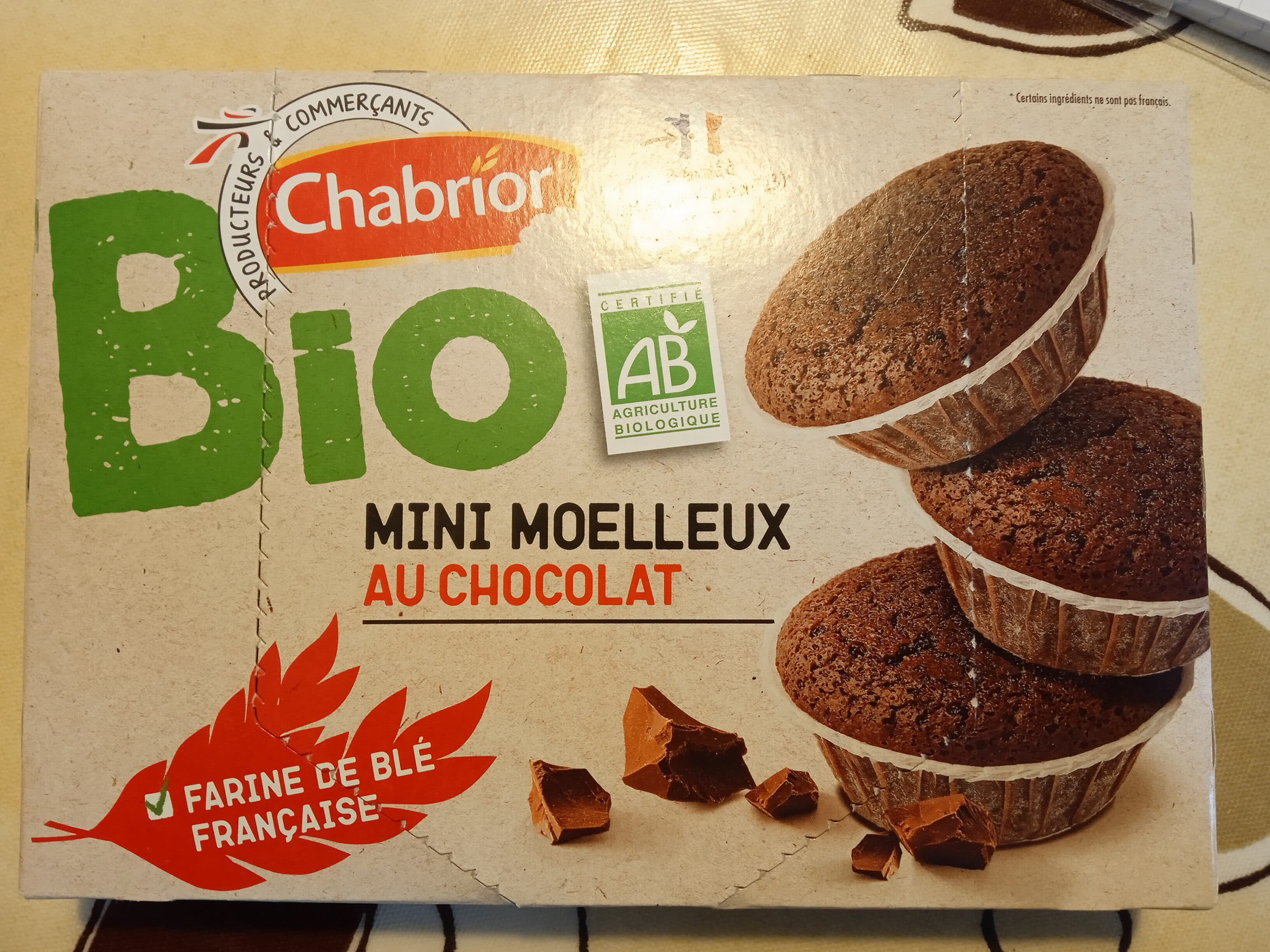 Chabrior Mini Moelleux au Chocolat packshot