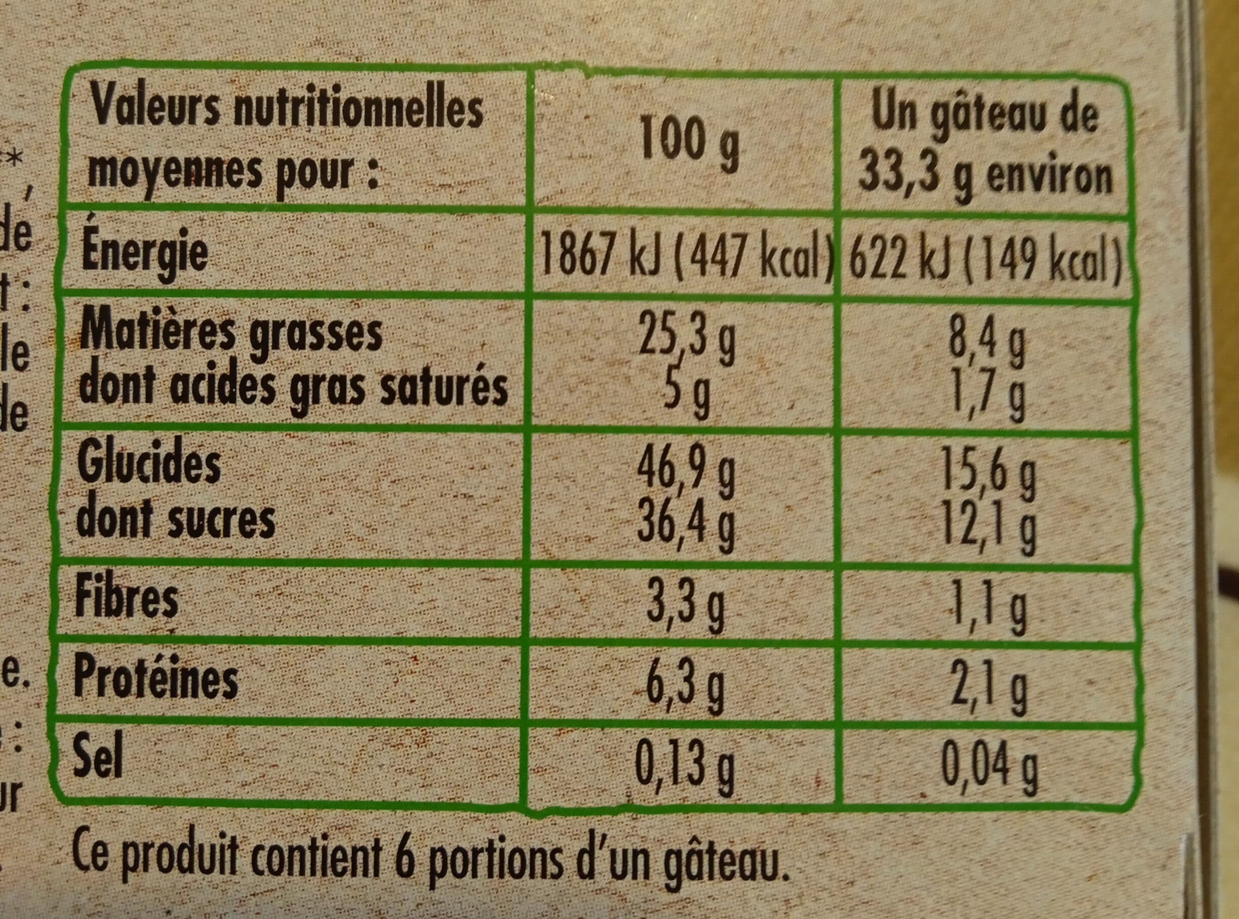 Chabrior Mini Moelleux au Chocolat packshot