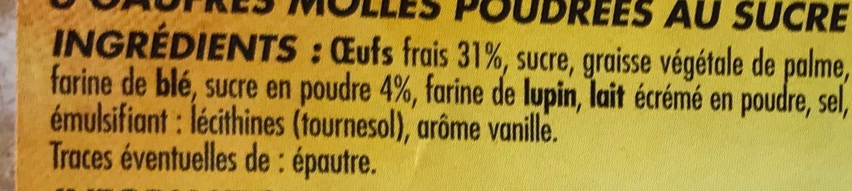 Netto Gaufres molles poudrées x6 - 260 g (Netto) packshot