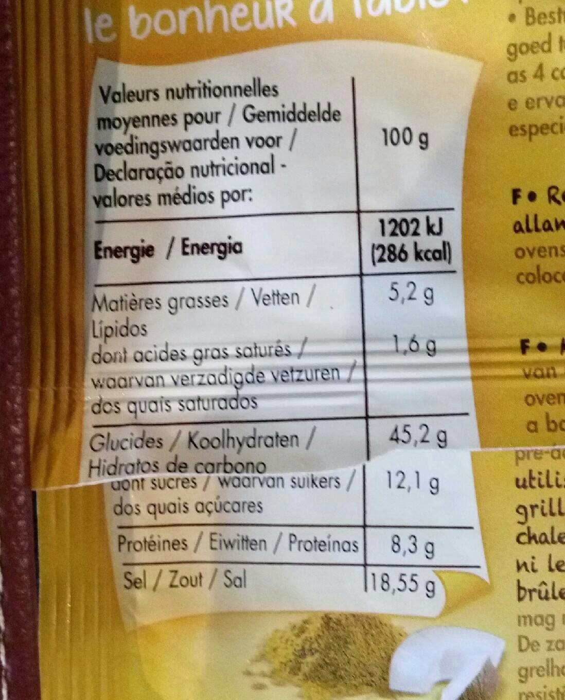 Bouton d'or Papillote Curry Coco packshot