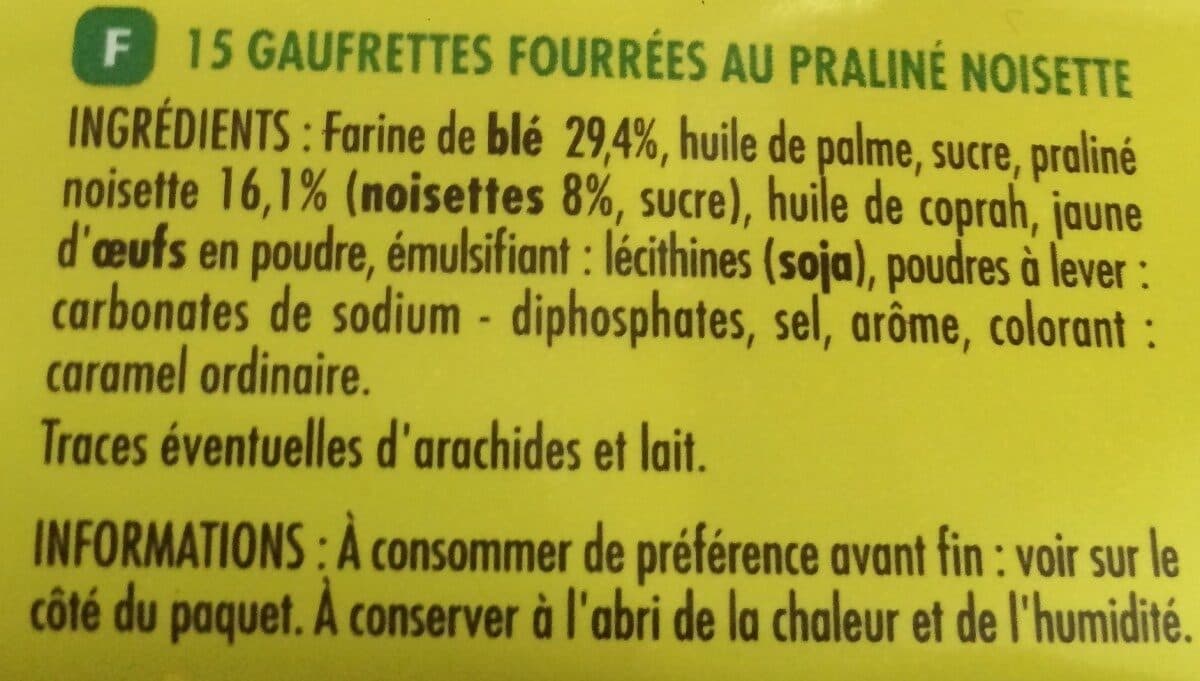 Chabrior Les gaufrettes praliné packshot