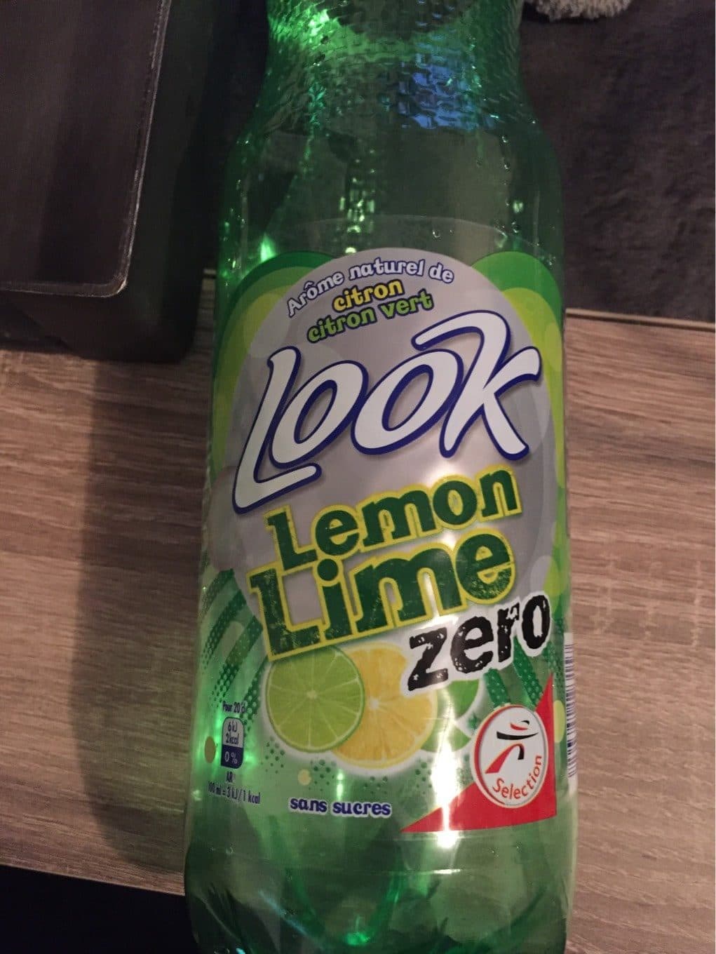Look Lemon Lime Zéro sans sucres packshot