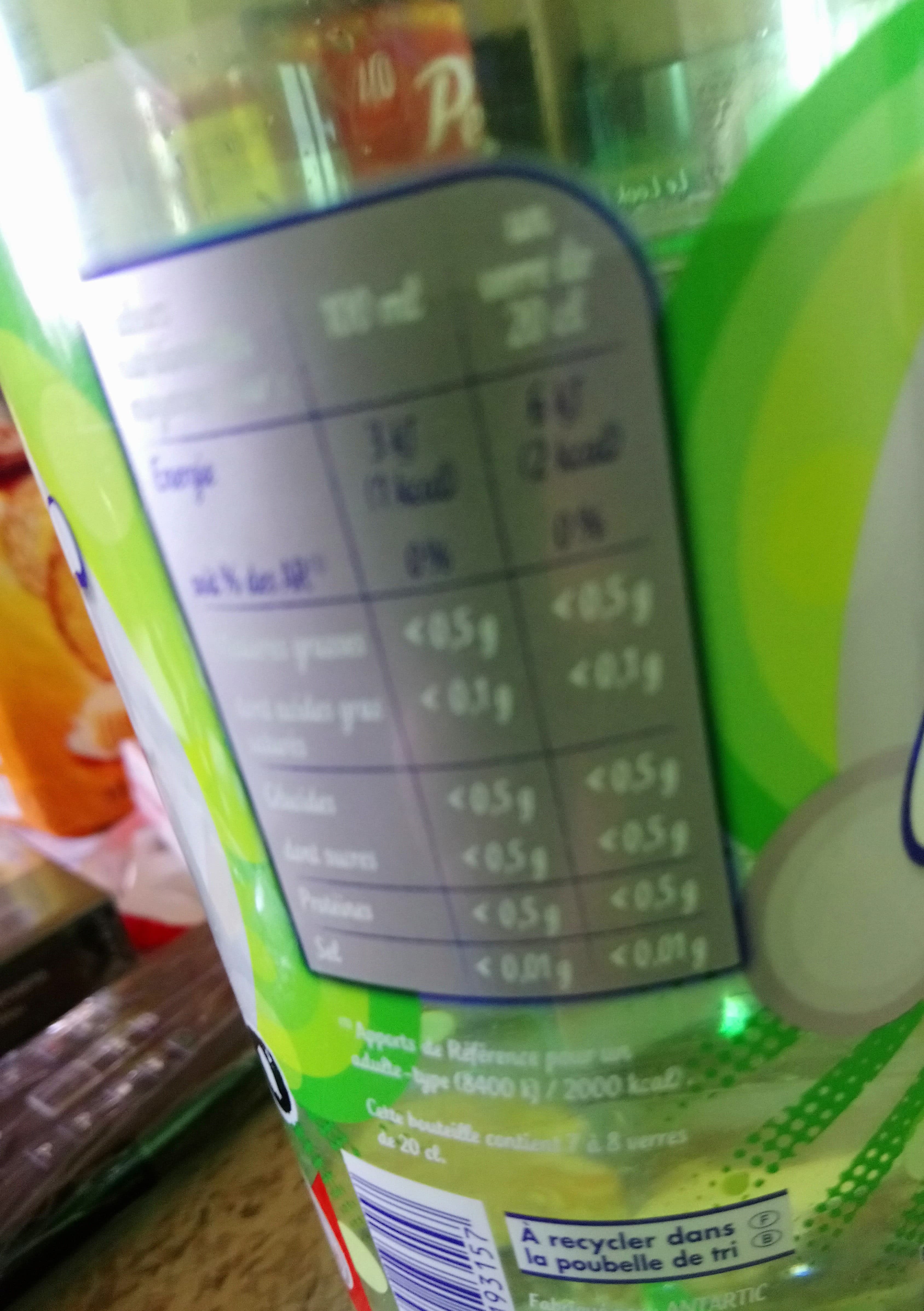 Look Lemon Lime Zéro sans sucres packshot