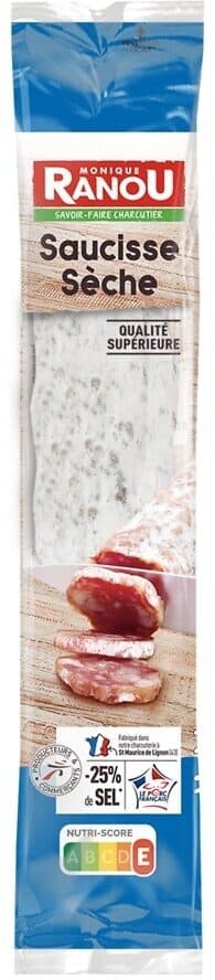 Monique ranou LS saucisse La Droite TSR 250g packshot