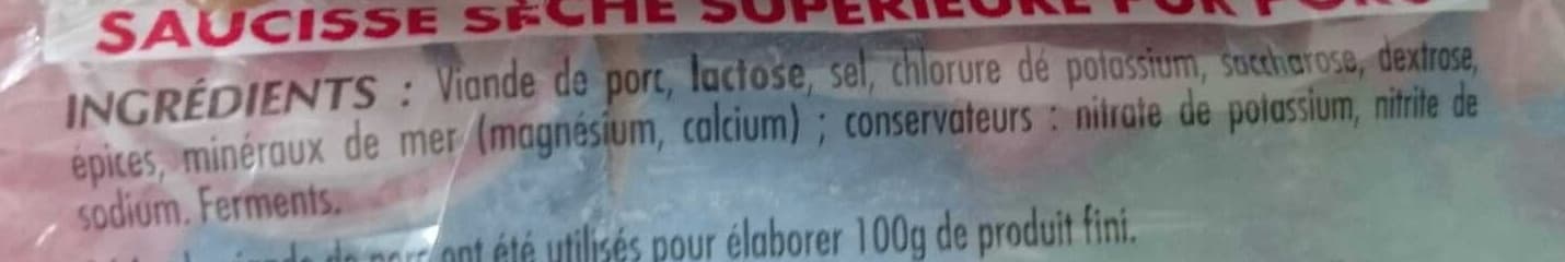 Monique ranou LS saucisse La Droite TSR 250g packshot