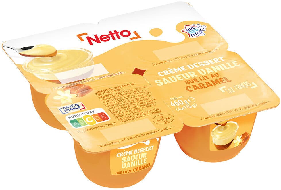 Netto Cd vanille / lit caramel packshot
