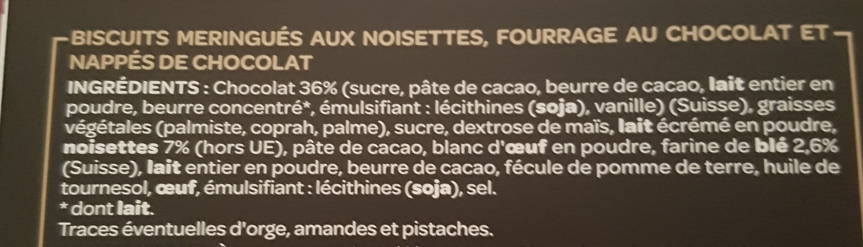 Chabrior Biscuit meringué au chocolat suisse packshot