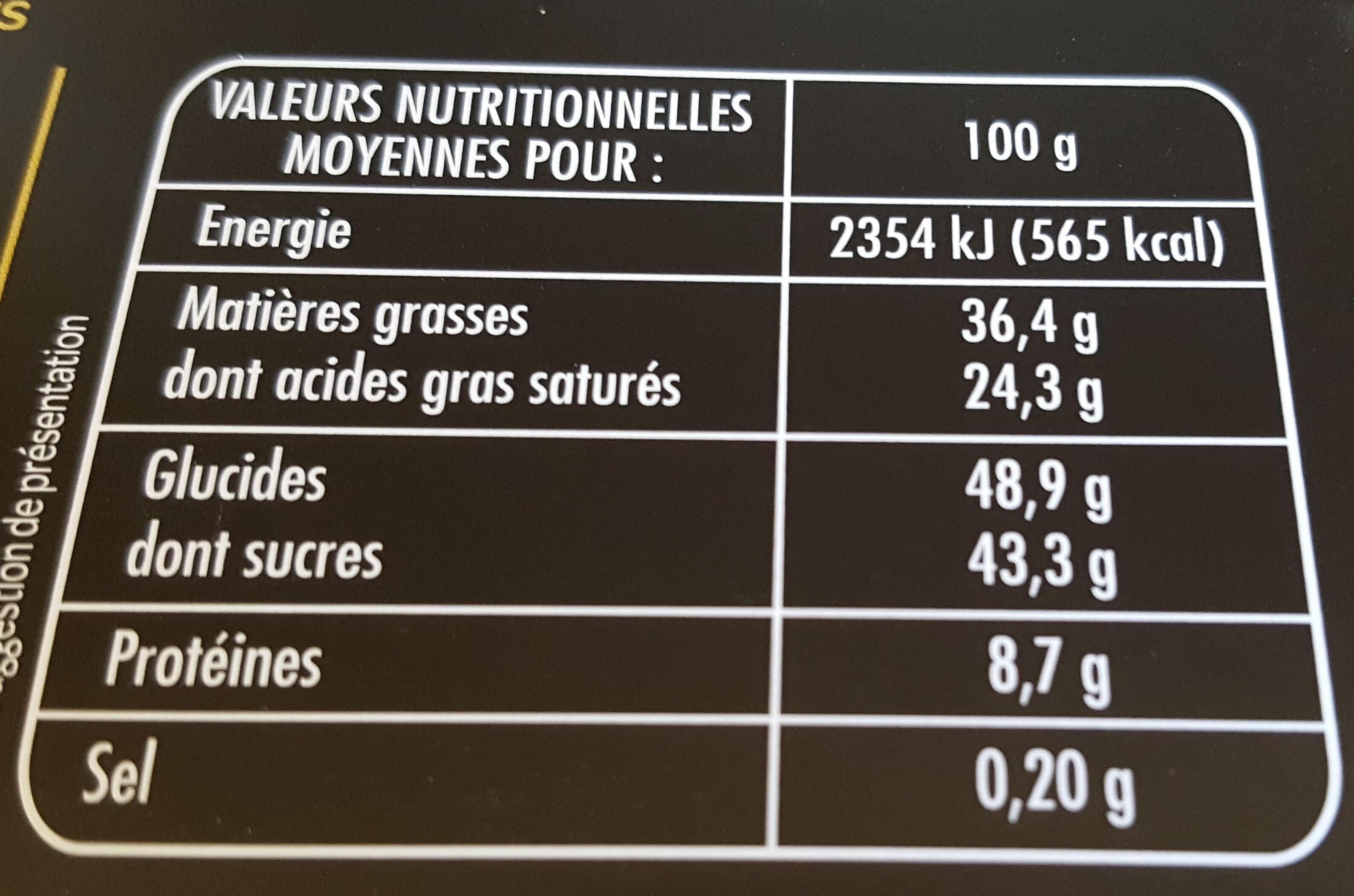 Chabrior Biscuit meringué au chocolat suisse packshot