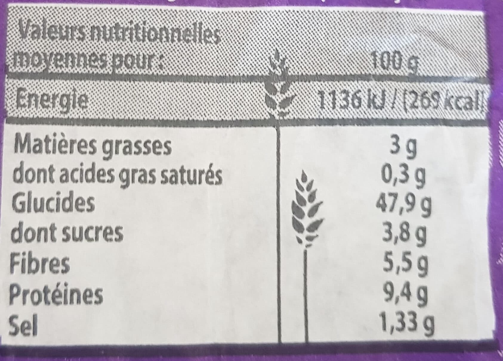 Intermarché Baguette Constance céréales packshot