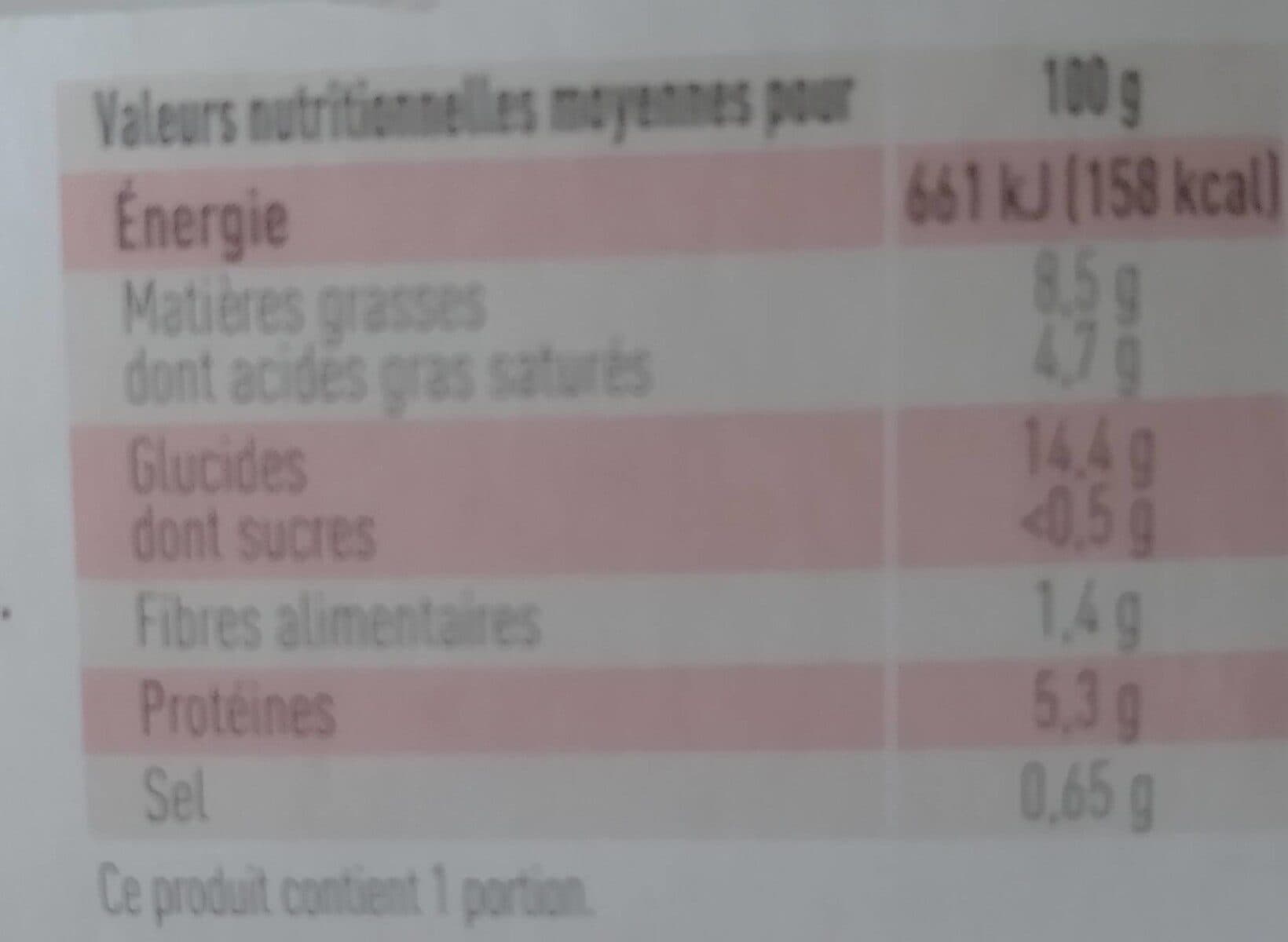 Intermarché TAGLIATELLES A LA CARBONARA 330g packshot