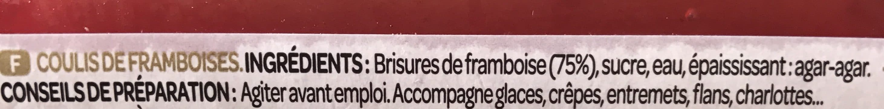 Les Creations Coulis de framboises packshot