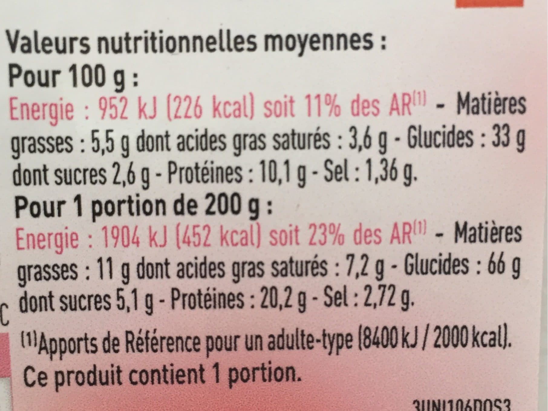 Netto Pizza 200g - jambon fromages packshot
